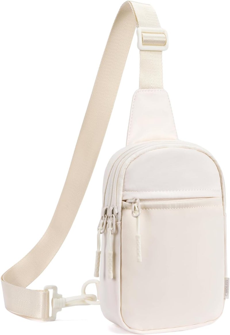 CHOLISS Small Sling Bag for Women and Men, Crossbody Bags Trendy Fanny Packs Chest Bag with Extended Strap - Image 1